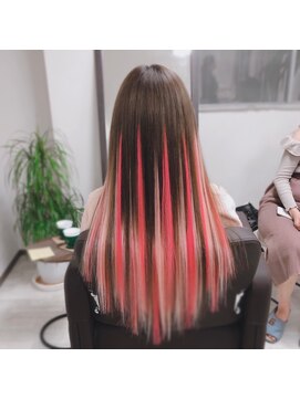 ウルティア(ulutia) ブラウン×ピンク×ベビーピンク