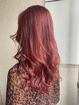 ラべリー 池袋(LOVELEY)&nbsp;ストロベリーピンク　ナチュラルロング