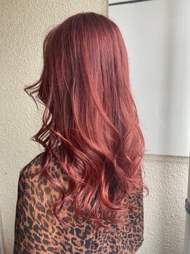 ラべリー 池袋(LOVELEY) ストロベリーピンク ナチュラルロング