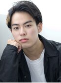 サイドパートのアップバング