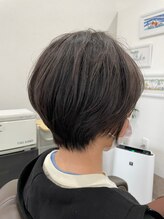 シークレットベースエヌ(Secret Base N) 黒髪マニッシュ透明感小顔ショートウルフ20代30代