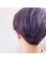 美容室テク アート バイ シック 紫カラー