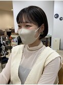 【立町メアリーバイメリー】☆耳かけミニボブ×ワイドバング☆