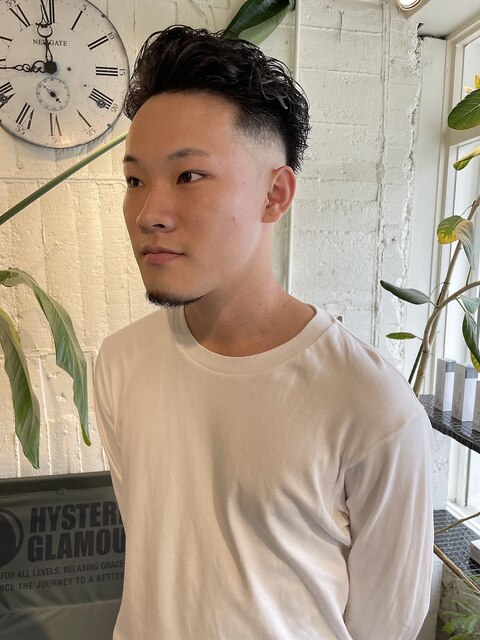 スキンフェード/barber style/パーマスタイル