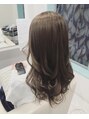 ワクヘアー(WaKu hair) ブリーチ履歴からブラウンに根元とブリーチ毛の境目も馴染みます
