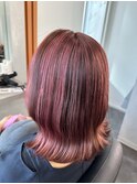 ハイライト×暖色