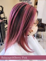 スタジオケイ 清原店(Studio K)&nbsp;バレイヤージュ/ピンク【春カラー*トレンド】
