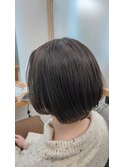#ショートボブ#グレージュ