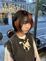 アルファ アルファ(ALPHA ALPHA)&nbsp;アシンメトリーインナーカラー