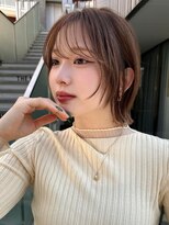 アンバー 池袋(amber)&nbsp;切りっぱなしボブ[顔まわりレイヤー/ボブ][池袋駅]