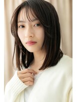 モッズヘア 越谷(mod's hair) シースルーバング姫カット前下がりレイヤーY越谷20代30代40代