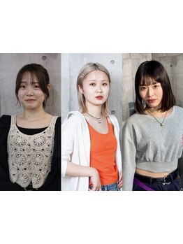 ハイトーンカラー×髪質改善に特化した女性スタイリスト集結☆圧倒的なセンスで最旬デザインもお任せ！