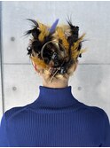 成人式ヘアセットショートヘア