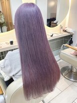 テトラ バイ ネオリーブ 横浜西口店(tetra by neolive)&nbsp;サラ艶ラベンダーカラー＊*【横浜/横浜駅/卒業式】