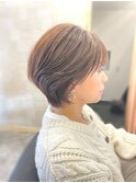 30代40代50代おすすめ◎くせ毛を活かした◎大人くびれショート