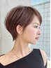【ショート、ボブに最適】カット＋酸性艶ストレート（髪質改善）￥22440
