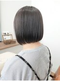 切りっぱなしボブ