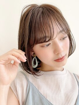 ネイロ 錦糸町(NeiRo) セミディシアカラーワンカール前髪カット小顔カット髪質改善ケア