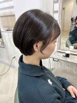 ルヴェール 北方店(LeVert) コンパクトマッシュショート/髪質改善oggiottoトリートメント