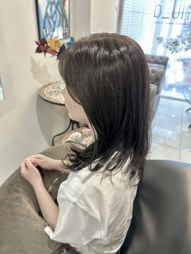 ノア(no_a) オリーブブラウン×レイヤーカット