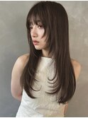 【PARK】ロングレイヤー×シアーグレージュ