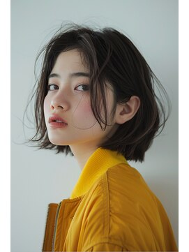 セラ 昭島店 ナチュラルボブ白髪染めハイライト髪質改善縮毛矯正[昭島]