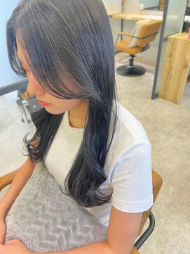 セイル(Sail) 透明感カラー×韓国風カット8.6くびれヘアハイライトカラー