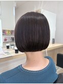 【新宮古賀】まとまる艶髪ボブ×ナチュラルブラウン