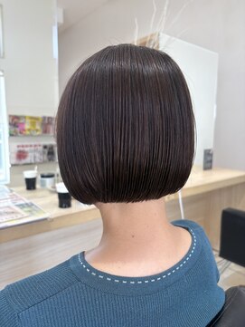 サラ 新宮店(SARA) 【新宮古賀】まとまる艶髪ボブ×ナチュラルブラウン