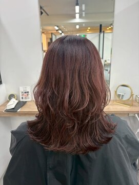 ヘアーアートシフォン 池袋西口店(Hair art chiffon) オリーブグレー/クラゲヘアー/黒髪/小顔/白髪ぼかし/髪質改善
