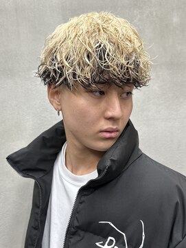 ダズルヘアーエイチ(DAZZLE hair H) 波巻きスパイラルツートーンホワイトカラー