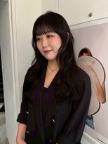 シータ(sheta)&nbsp;【表参道/sheta】黒髪ヘア小顔似合わせカットオリーブグレー