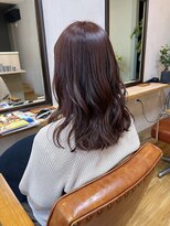 ランプヘアーデザイン(LAMP HAIR DESIGN)&nbsp;【LAMP HAIR DESIGN 堀田】秋冬ミディアム/レッドブラウン