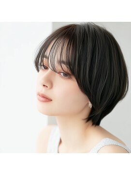 モンド ヘアクリエーション 西田店(monde hair creation) 【monde】レイヤー×シースルーバング×ショートボブ×髪質改善