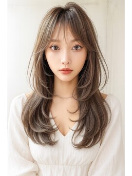 リリノ 豊中曽根店(Lirino.Co) フェミニンレイヤースタイル