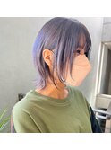 艶髪　ハイトーン　透明感カラー