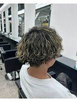 メンズ ドミ(DOMI)&nbsp;カット＋ハイライト＋波巻き