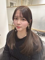 ジ オスカー(THE OSCAR)&nbsp;THE OSCAR齊藤/小顔見せ顔周りカット×明るめヘーゼルベージュ