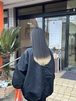 エルベ 千波店(elve)&nbsp;超自然派縮毛矯正×裾カラー