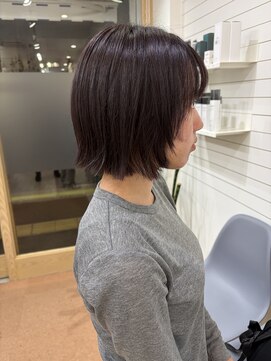 ヘアーサロン グラブ(hair Salon grab) 前下がりナチュラルレイヤーボブ