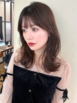 マリアバイアフロート(Maria by AFLOAT) 〈藤間〉顔まわりカット/レイヤーカット/フェミニンスタイル