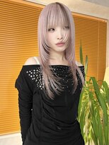 ラッドルーム(LAD ROOM.)&nbsp;レイヤーカット/ハッシュカット/デザインカラー/ピンク