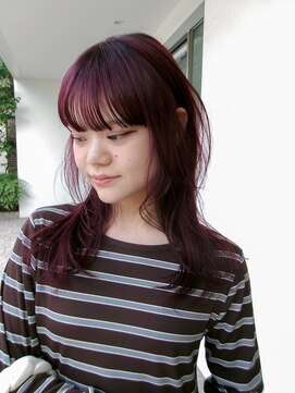 チクロヘアー(Ticro hair) @nkkkn15ブリーチなしで作るred