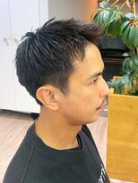 オーシャン(Ocean)&nbsp;ツーブロック メンズショート 短髪 アップバング ビジネス