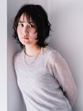 ヘアークラフト(Hair Craft) レイヤーボブ×ナチュラルパーマ【岡山】暗髪パーマ