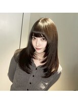 クレア 下北沢(CREA)&nbsp;ワンホンレイヤー/ミルクティーブロンド/ダークブルー/下北沢