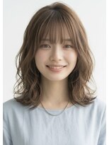 シアート(SHEART)&nbsp;朝が楽になるゆるふわパーマ×アッシュベージュ