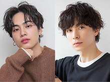 メンズスリーランド 蒲生四丁目(Men's THREELAND)の雰囲気（蒲生四丁目/MEN'S/ニュアンスパーマ/ハイライトメッシュ/学割U24）