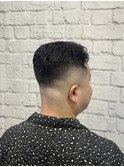 理容室定番！濡れパンスキンフェード