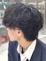 フィフス 大分(fifth)&nbsp;大分フェザーショートシャドウパーマセンターパートウルフゆるめ